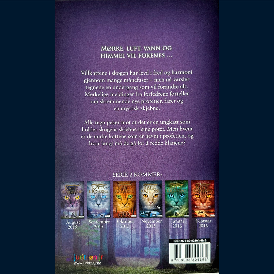 Hunter, Erin: Kattekrigerne (Serie 2 - bok 1) - Midnatt