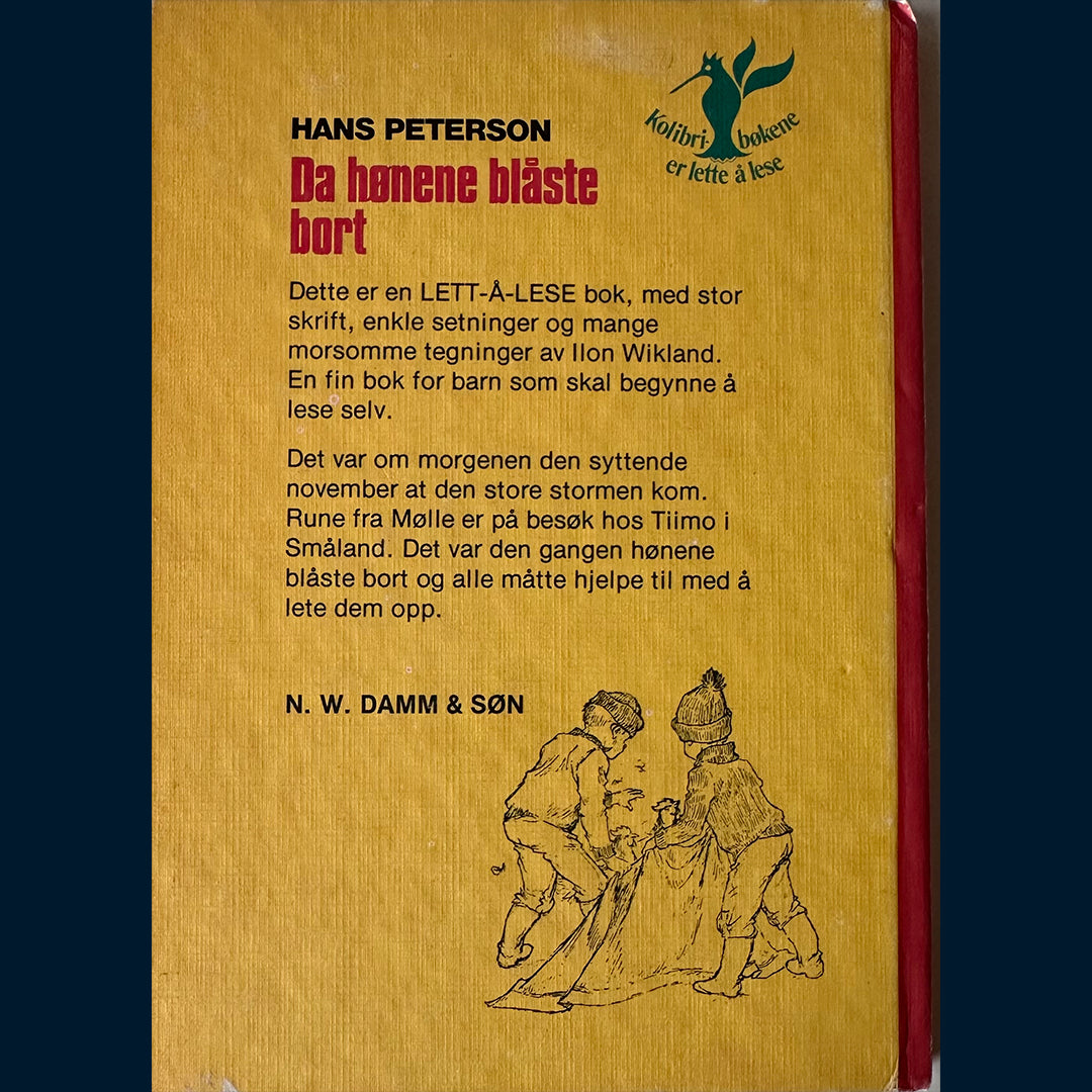 Peterson, Hans: Da hønene blåste bort