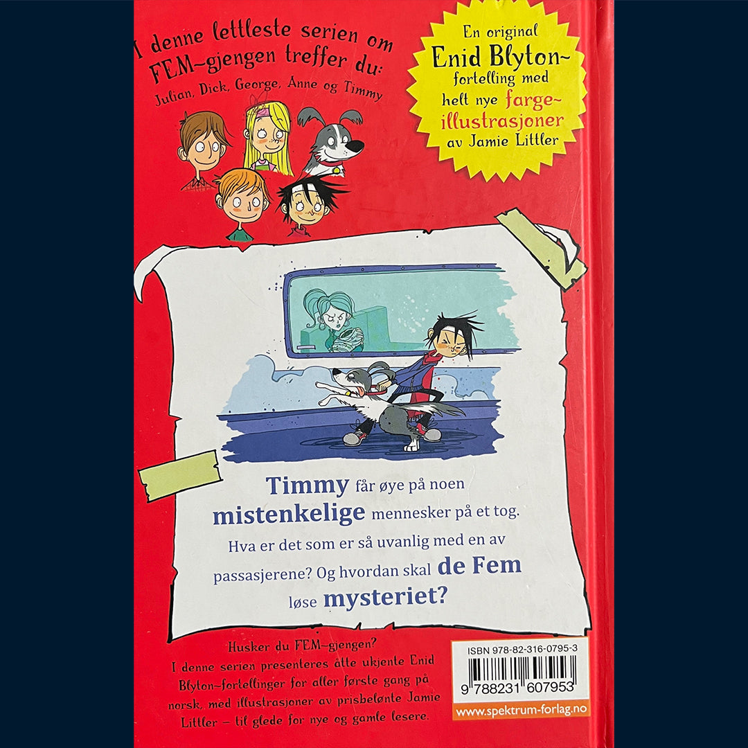 Blyton, Enid: Fem-gjengen (Lettlest) - En spennende ferie
