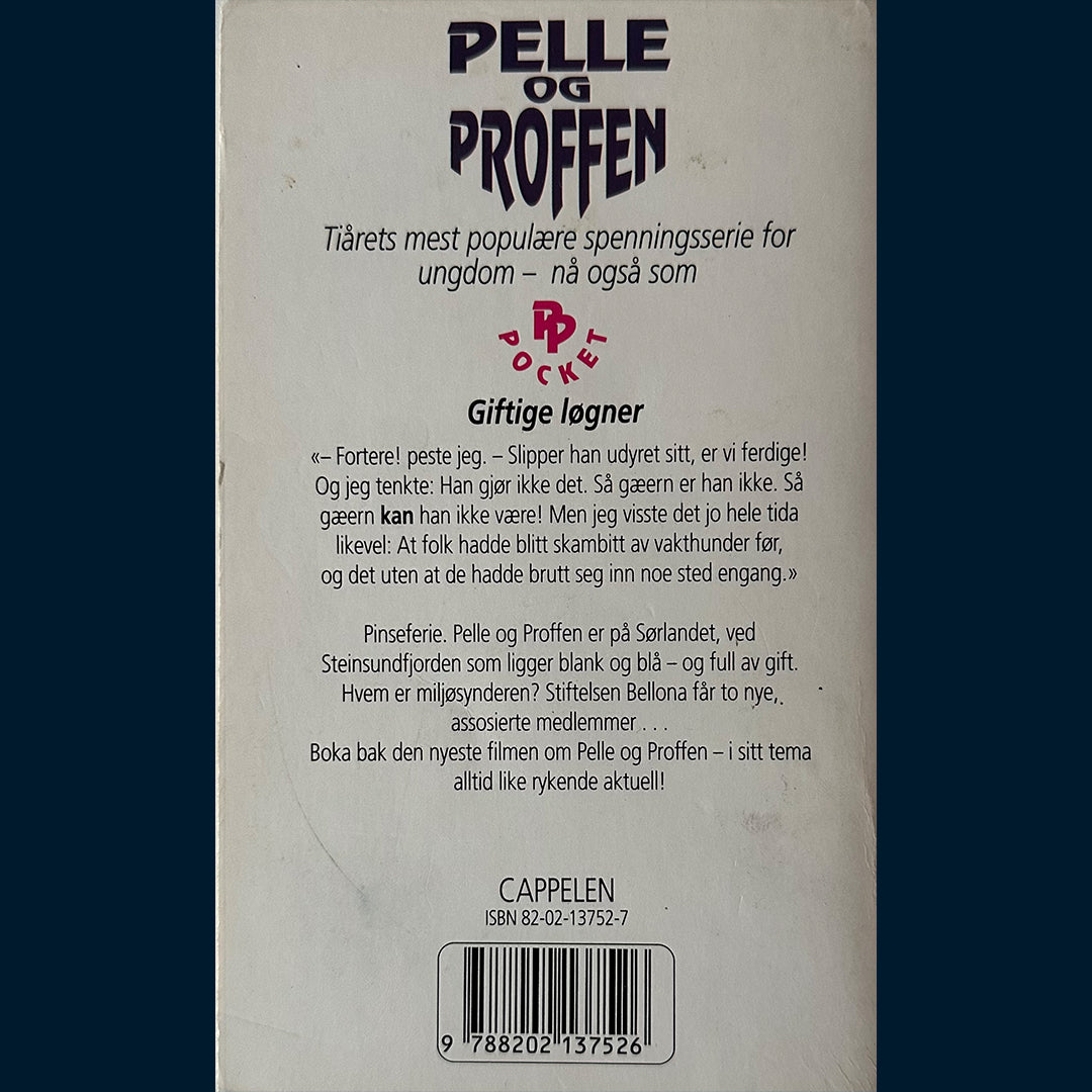 Ambjørnsen, Ingvar: Pelle og Proffen (3) Giftige løgner (Pocket)
