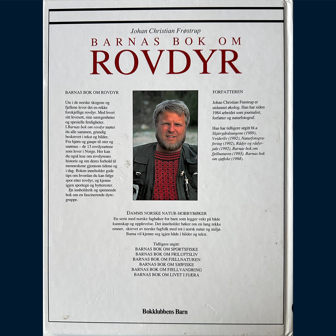Frøstrup, Johan Christian: Barnas bok om Rovdyr