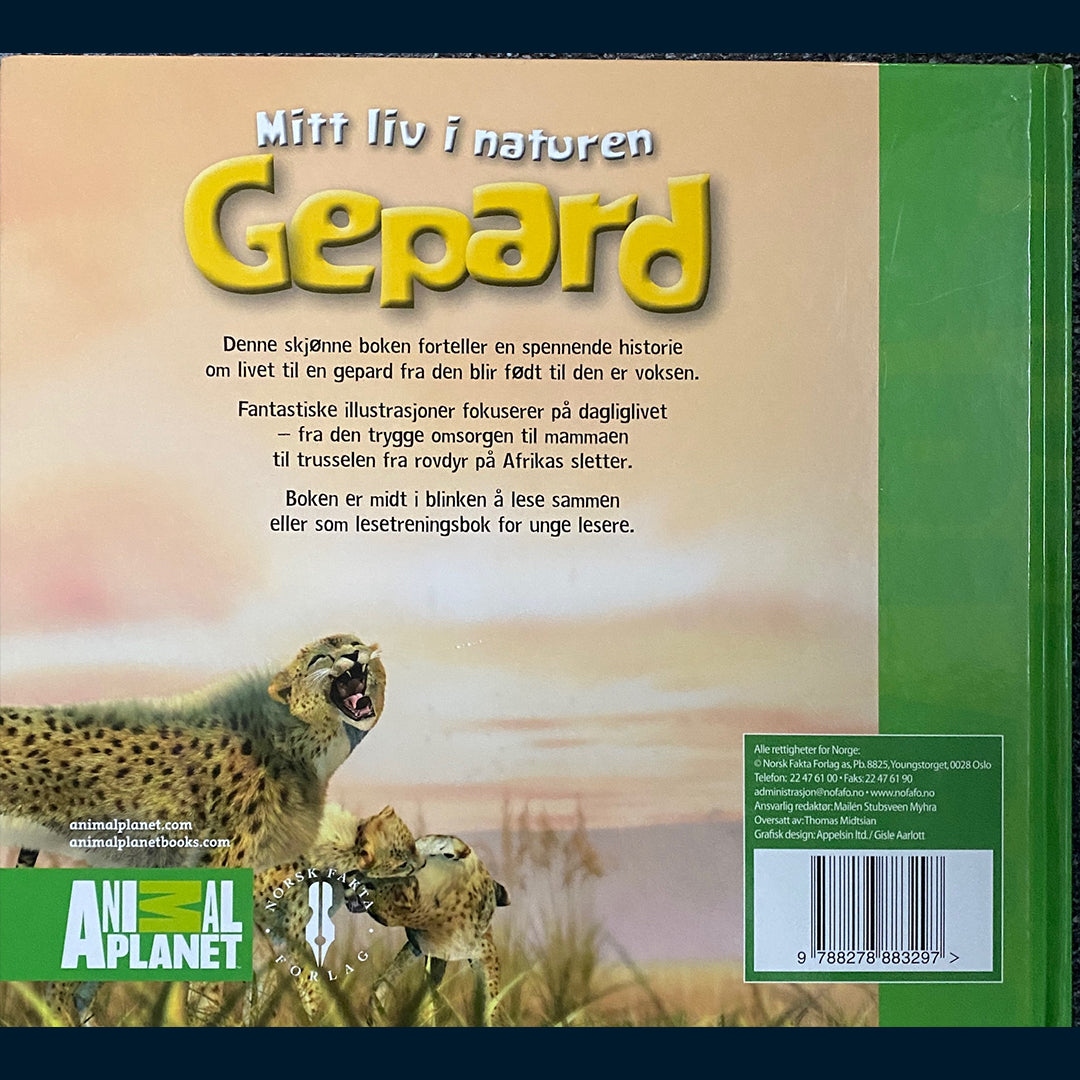 Costain, Meredith: Mitt liv i naturen - Gepard