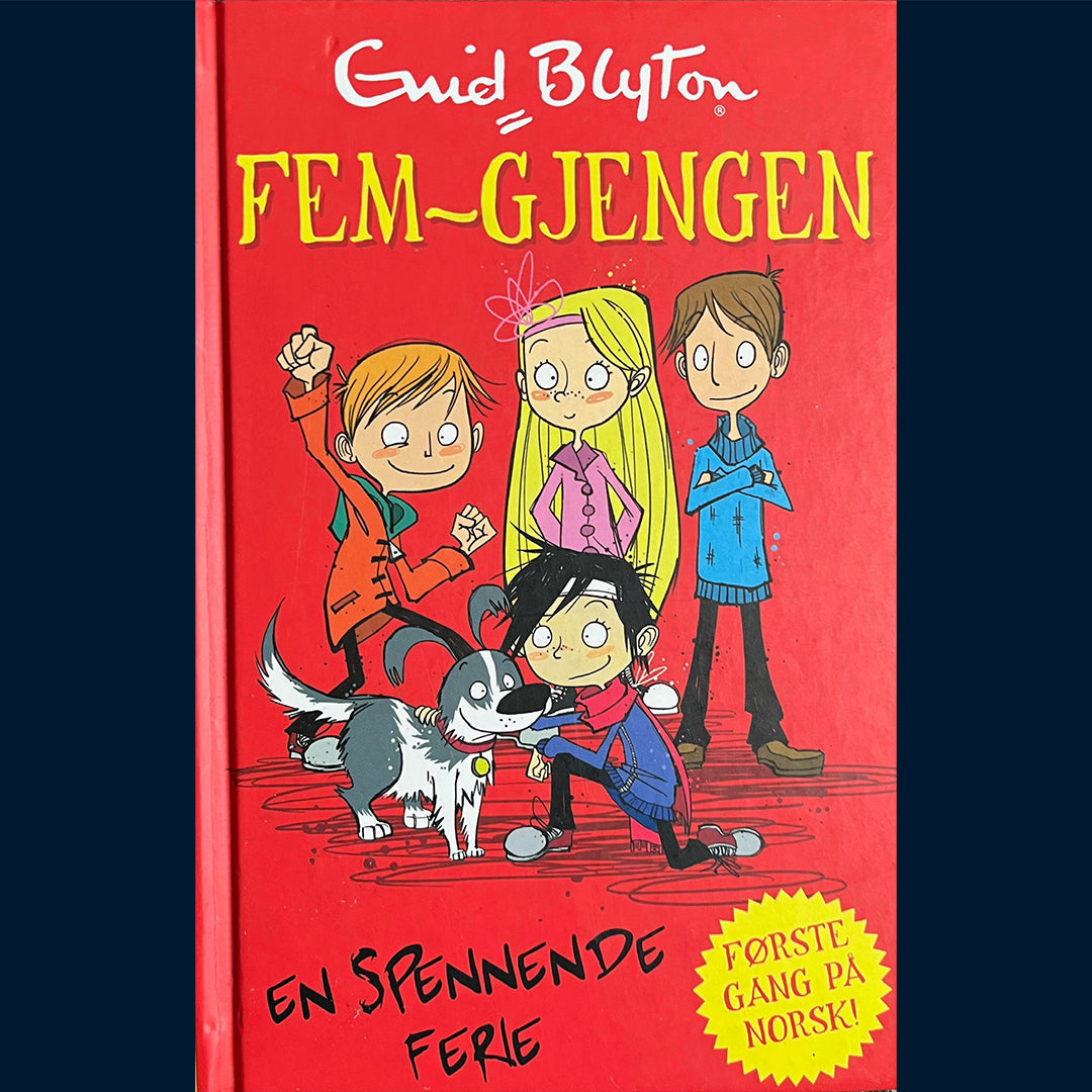 Blyton, Enid: Fem-gjengen (Lettlest) -  En spennende ferie