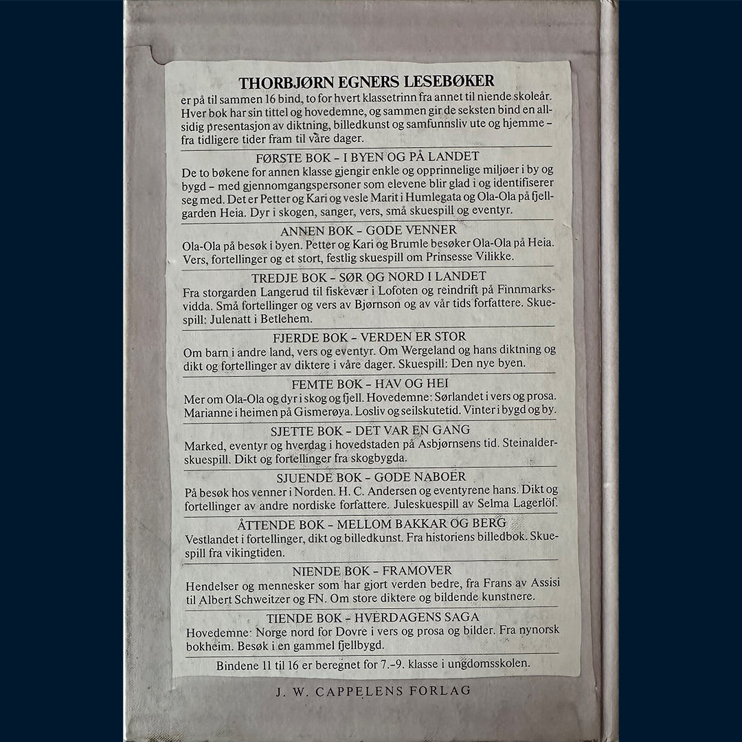 Egner, Thorbjørn: Thorbjørn Egners Lesebøker (2) Gode venner (1987)
