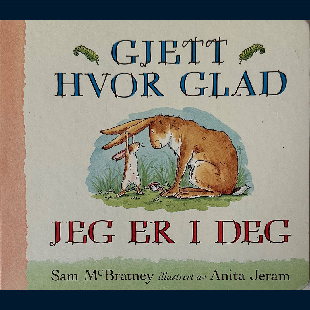 McBratney, Sam: Gjett hvor glad jeg er i deg (Kartonert)