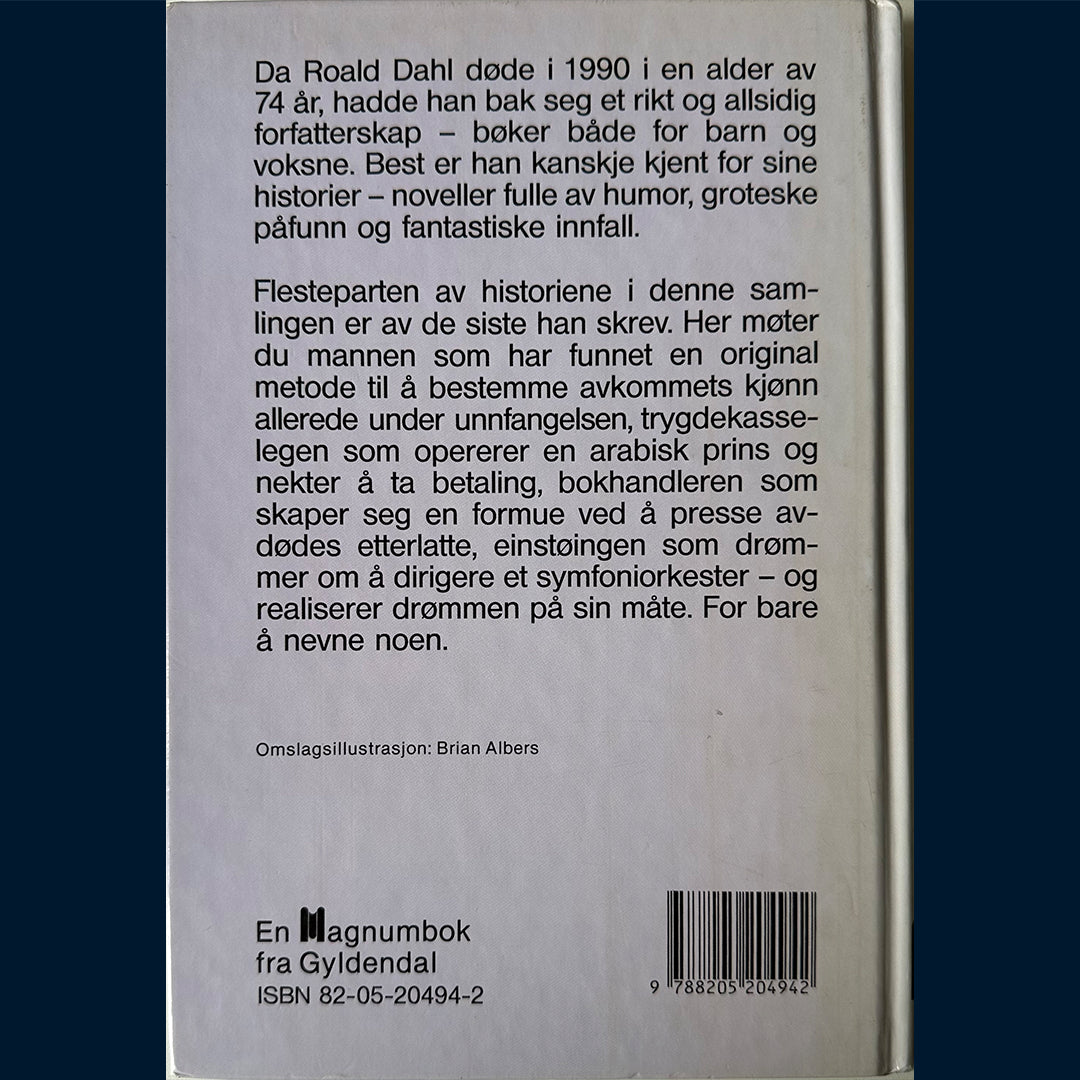 Dahl, Roald: Livet er et vidunderlig mysterium