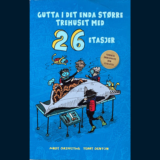 Griffiths, Andy: (2) Gutta i det enda større trehuset med 26 etasjer (Pocket)
