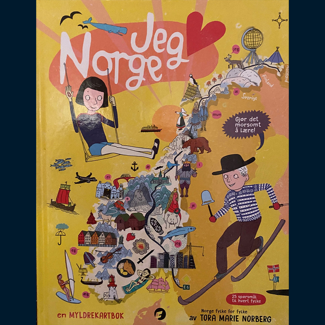 Norberg, Tora Marie: Jeg elsker Norge - en myldrekartbok