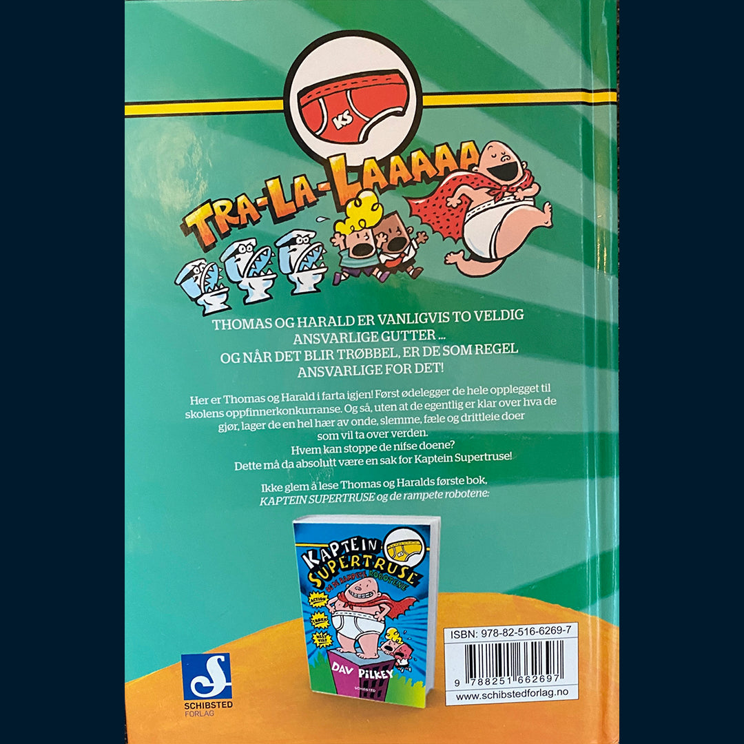 Pilkey Dav: Kaptein Supertruse (2) og de drittleie doene