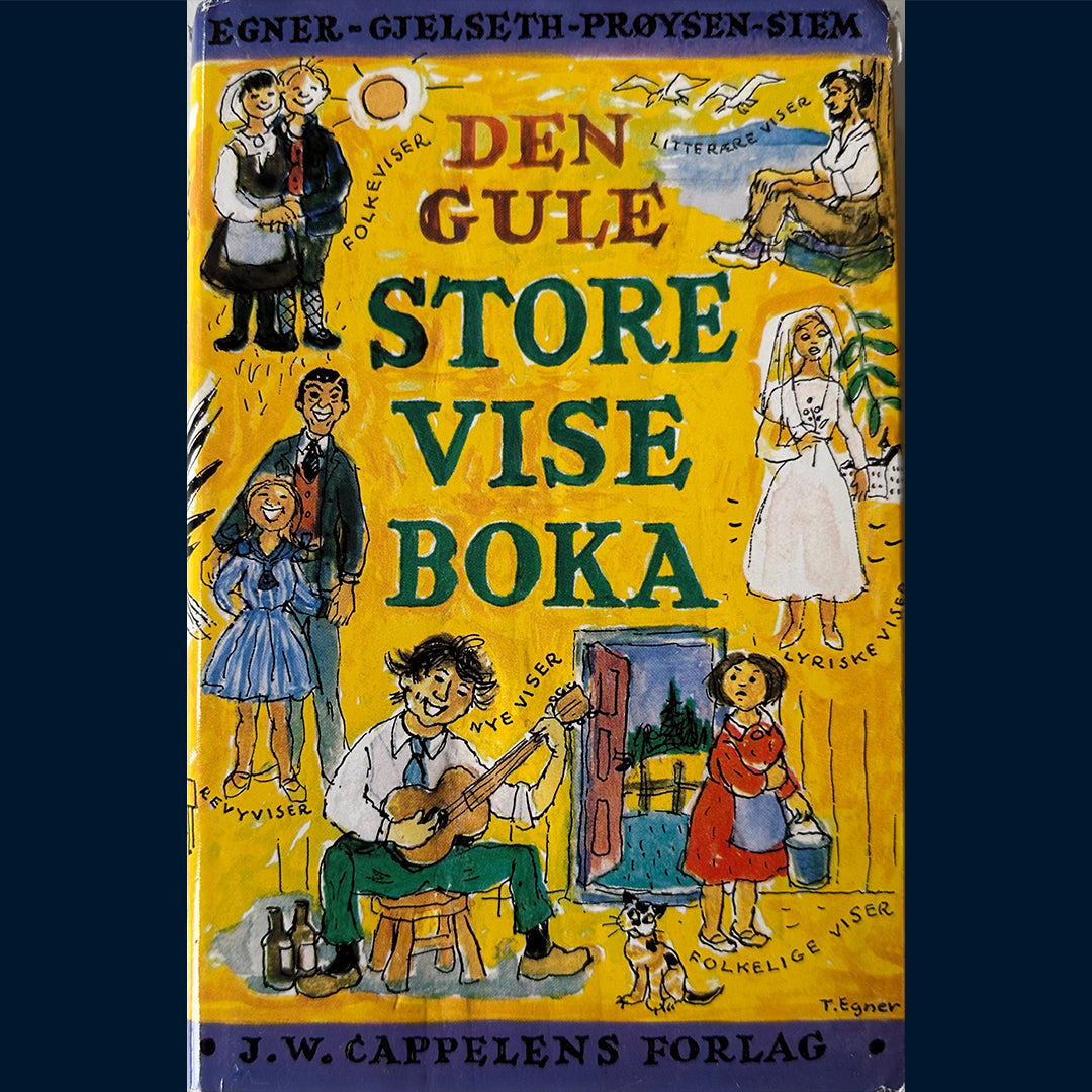 Egner, Thorbjørn: Den gule store viseboka (1970)
