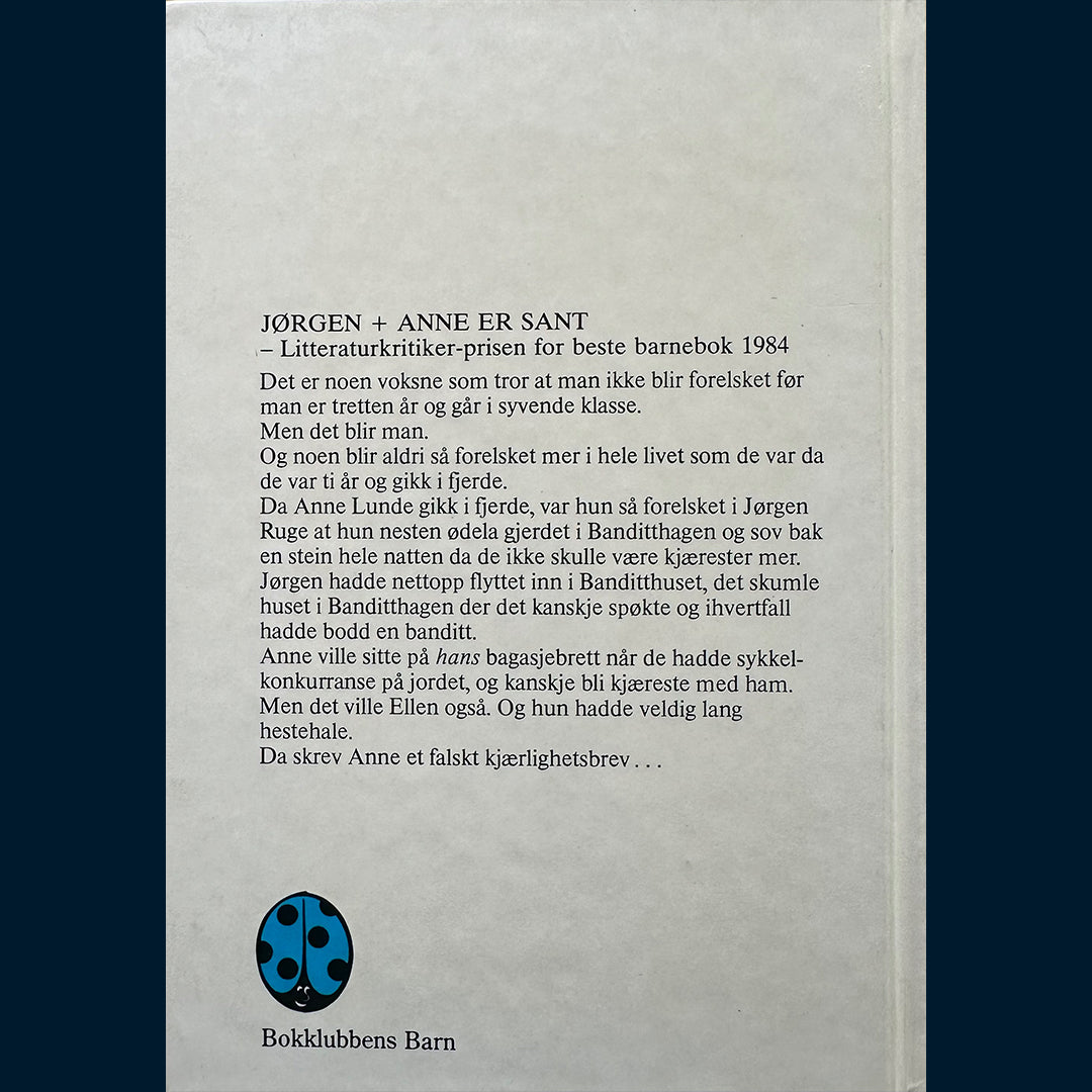 Hjorth, Vigdis: Jørgen + Anne er sant