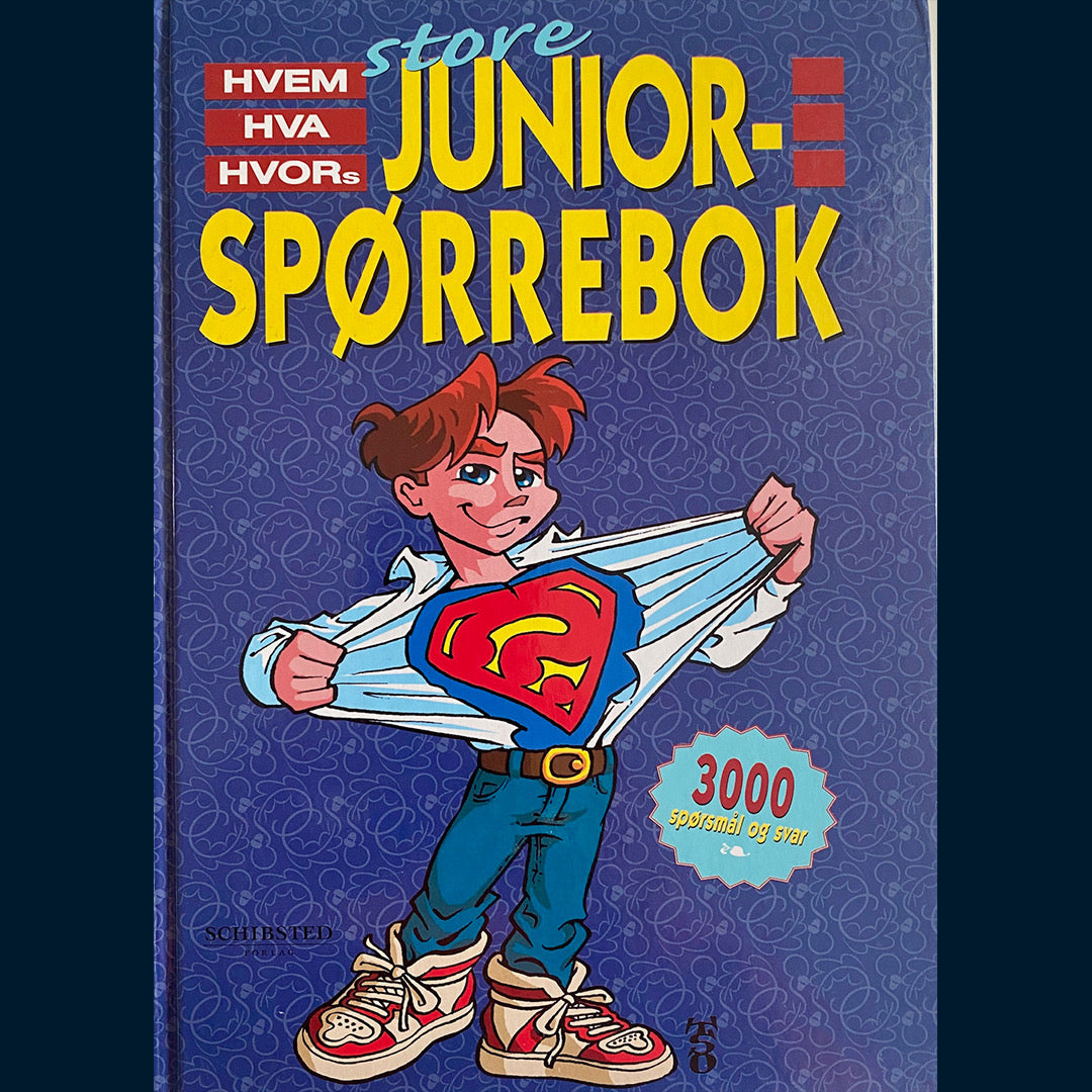 Johnsen, Kjersti Herland m.fl.(red): Hvem, hva, hvor Store junior spørrrebok