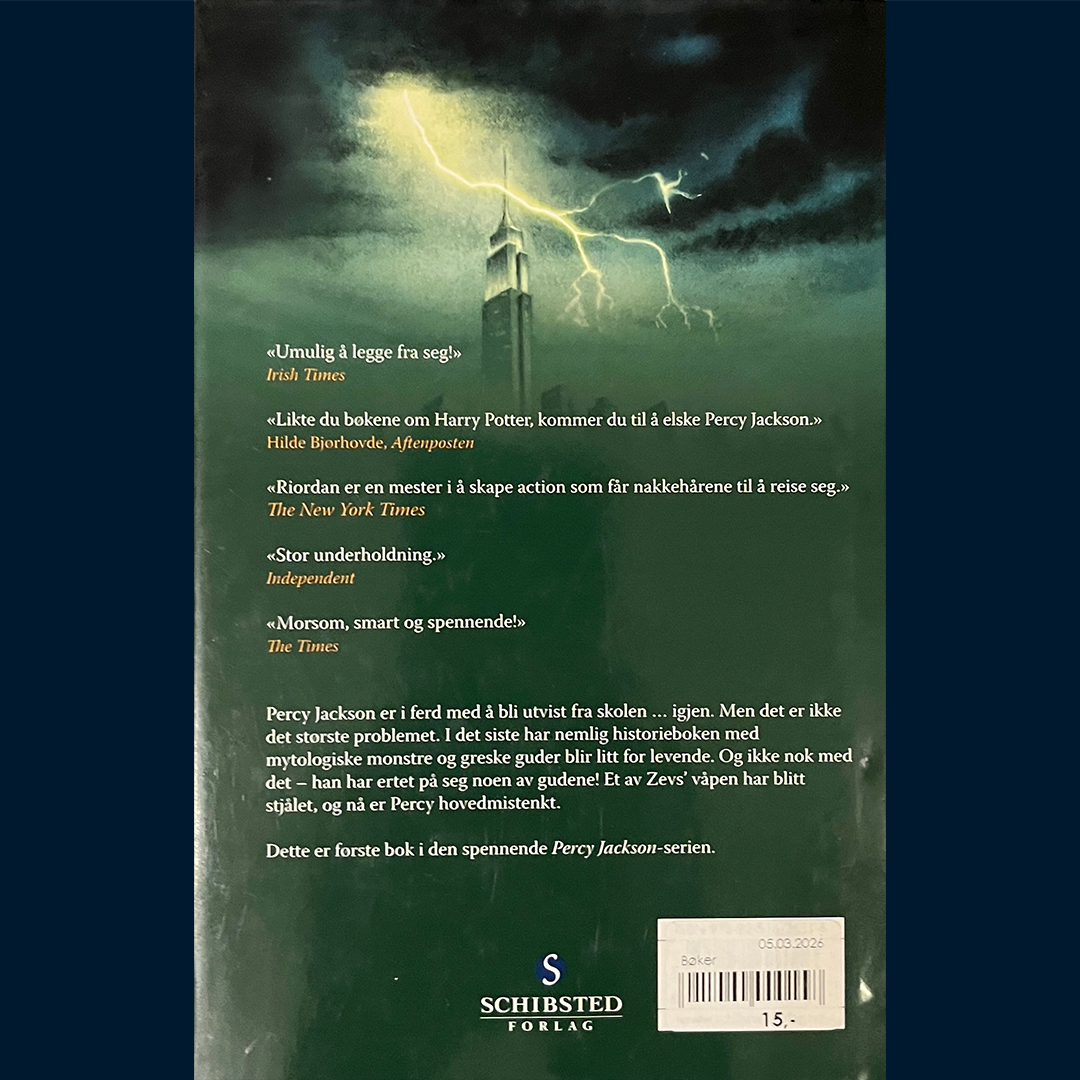 Riordan, Rick: Percy Jackson (1) - Lyntyven