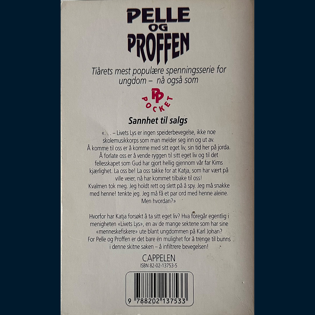 Ambjørnsen, Ingvar: Pelle og Proffen (4) Sannhet til salgs (Pocket)