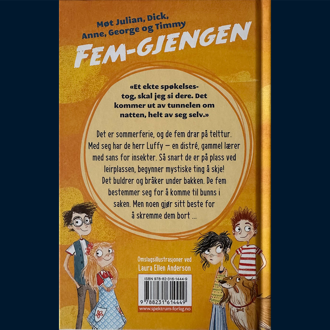 Blyton, Enid: Fem-gjengen (7) Fem stopper spøkelsestoget (2018)