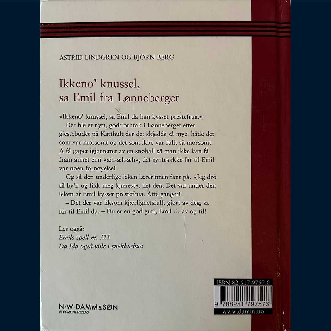 Lindgren, Astrid: Ikkeno´knussel, sa Emil fra Lønneberget