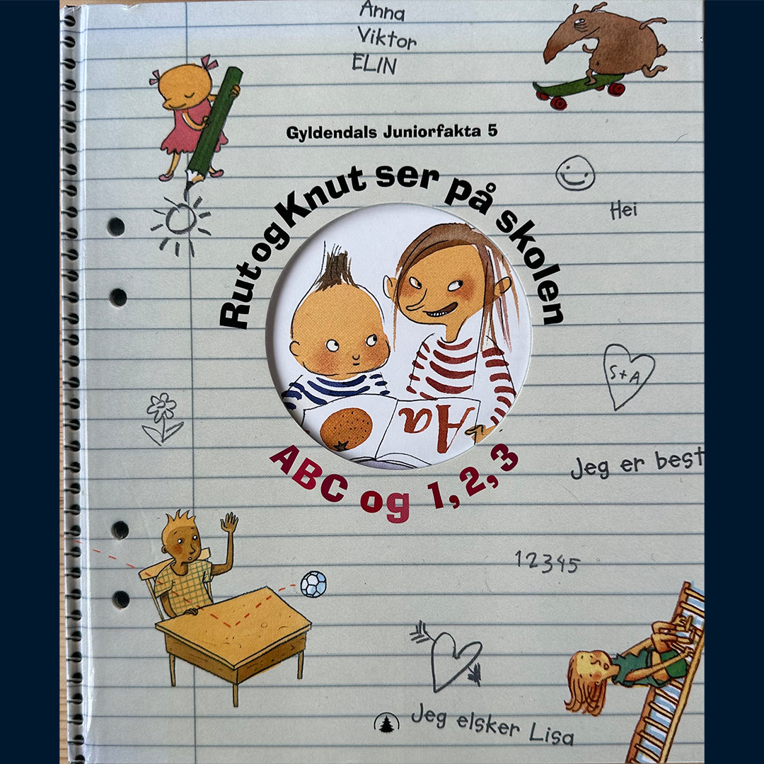 Gyldendals Juniorfakta (5): Rut og Knut ser på skolen - ABC og 1,2,3