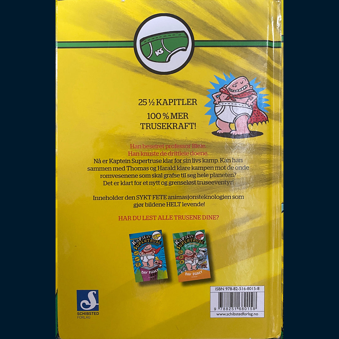Pilkey Dav: Kaptein Supertruse (3) og invasjonen av de utrolig slemme kantinedamene fra verdensrommet (og det påfølgende angrepet fra de like onde zombie-nerdene) (Ekstra))