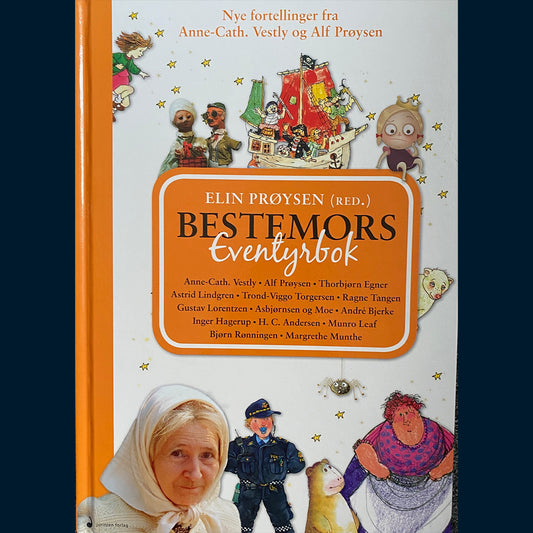 Prøysen, Elin (red.) : Bestemors eventyrbok (hvit)