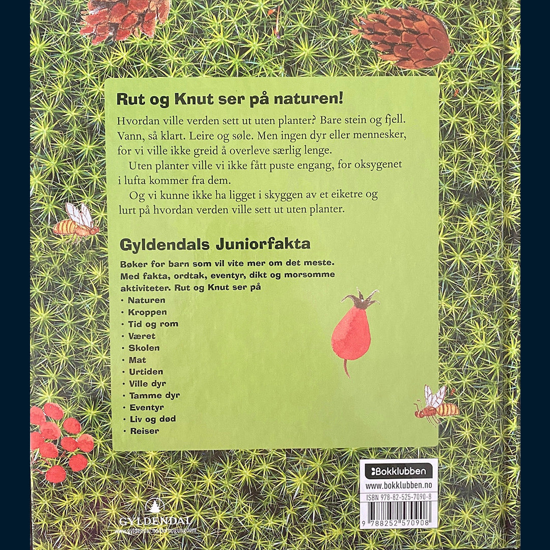 Gyldendals Juniorfakta (1): Rut og Knut ser på naturen - kongler og grønt gress