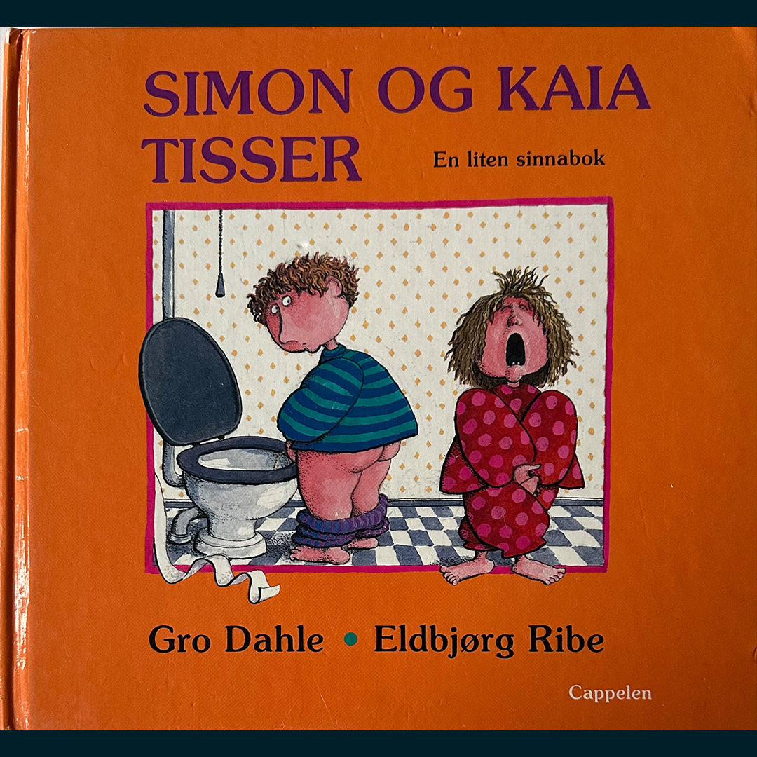 Dahle, Gro: Simon og Kaia tisser - En liten sinnabok